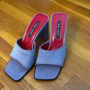 Nine West chunky kitten heels